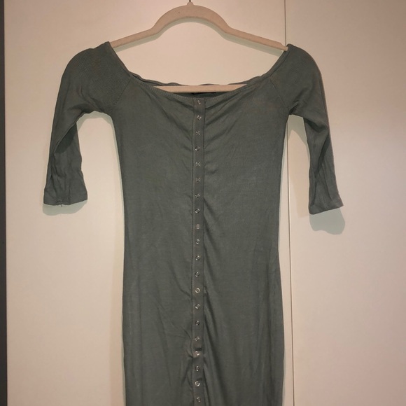 Fashion Nova Sage Bodycon Dress - Picture 6 of 11